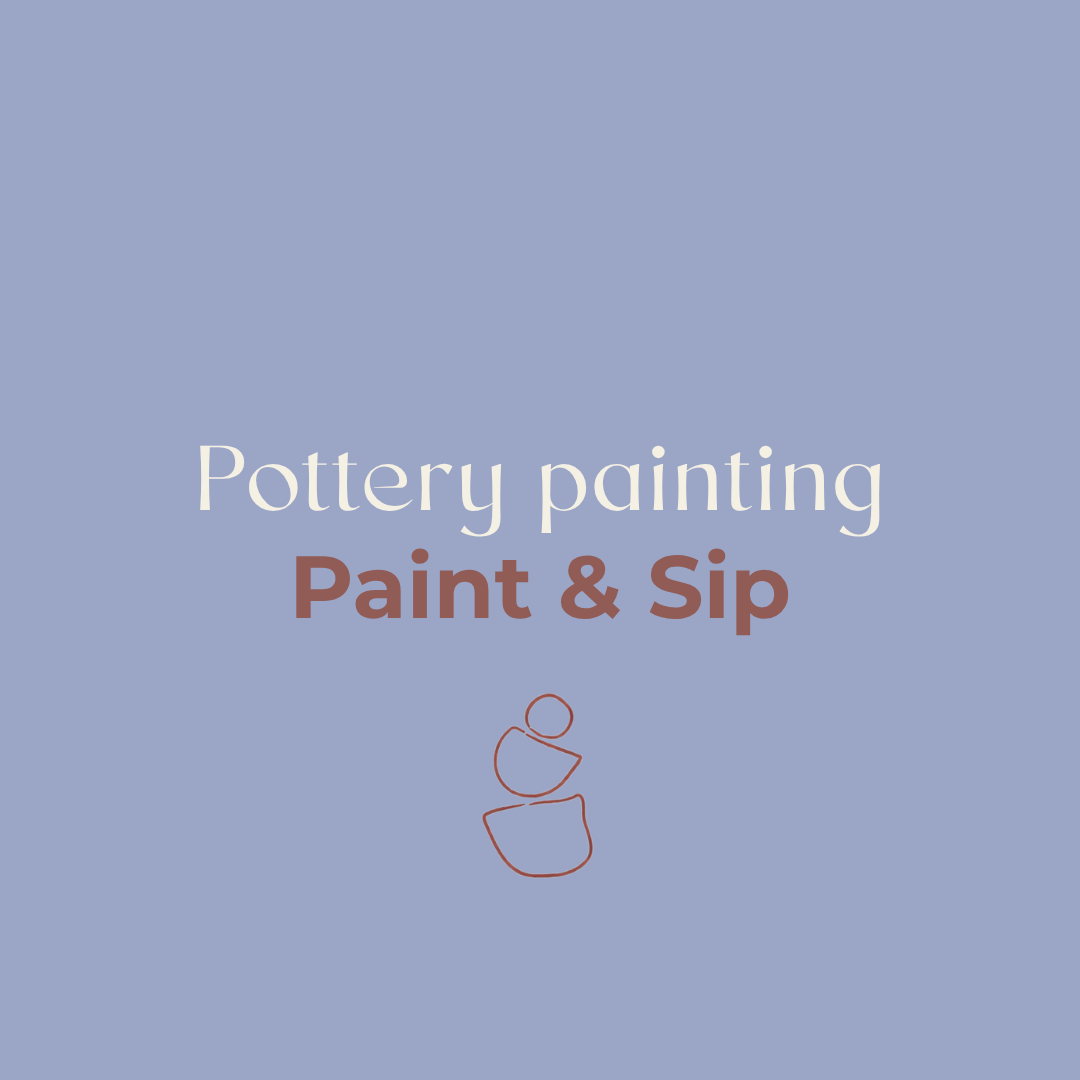 Pottery Painting: Paint & Sip