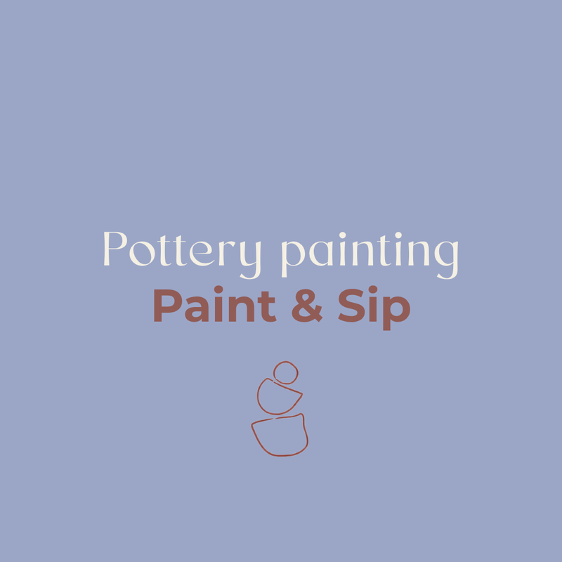 Pottery Painting: Paint & Sip